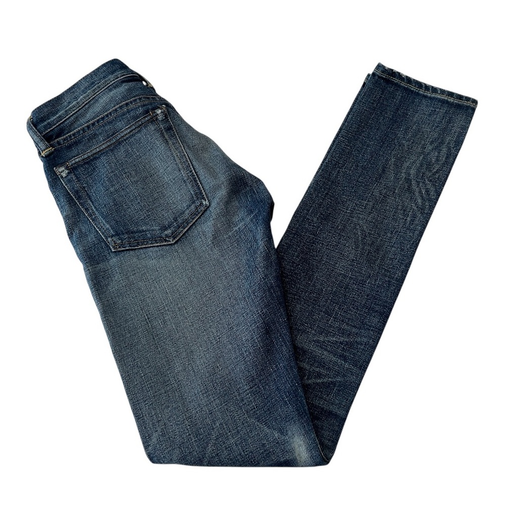 RRL Sz 25 Ralph Lauren Double RL Darker Wash Straight/Skinny Jeans GUC